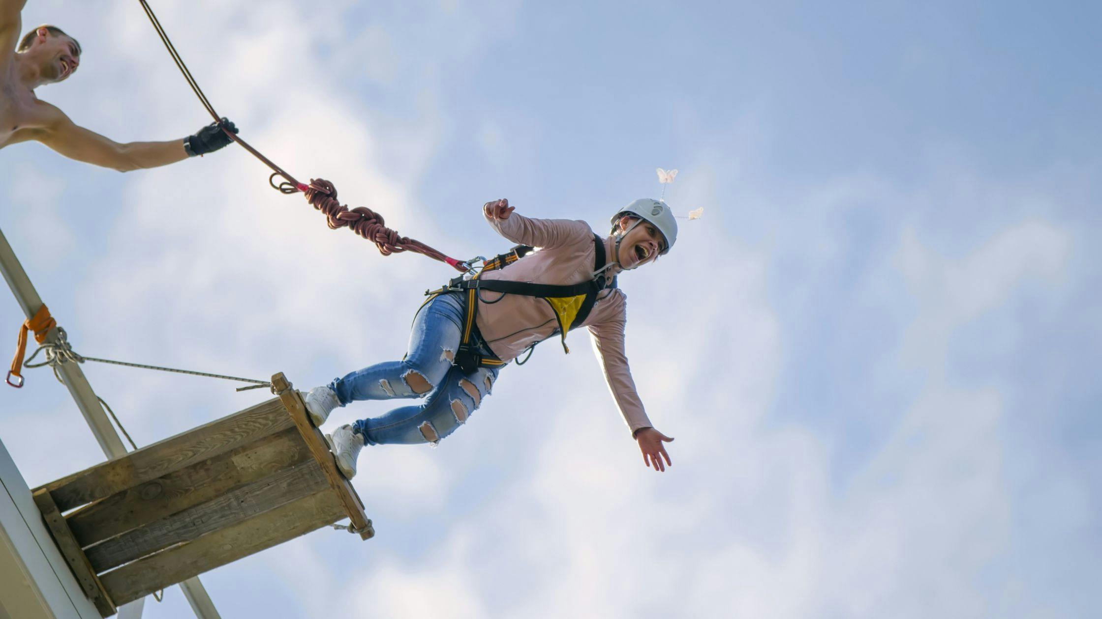 Bungee Jumping at Jumeirah Beach